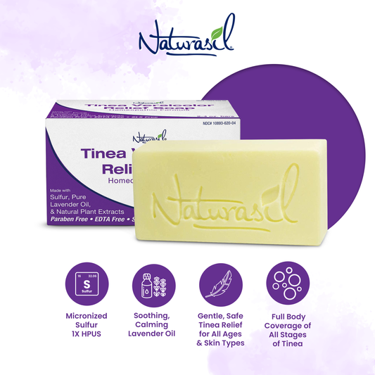 Tinea Versicolor 10% Sulfur Medicated Soap | 4oz Bar (2 Pack)